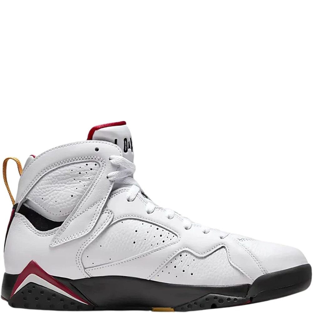 Jordan Mens Air 7 Retro Shoes,White/Black-cardinal Red-chutn,13 - Picture 2 of 5